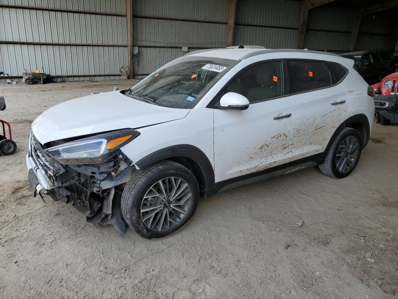 Image 1 of 2021 HYUNDAI TUCSON LIMITED 2021 with VIN KM8J33AL8MU374260