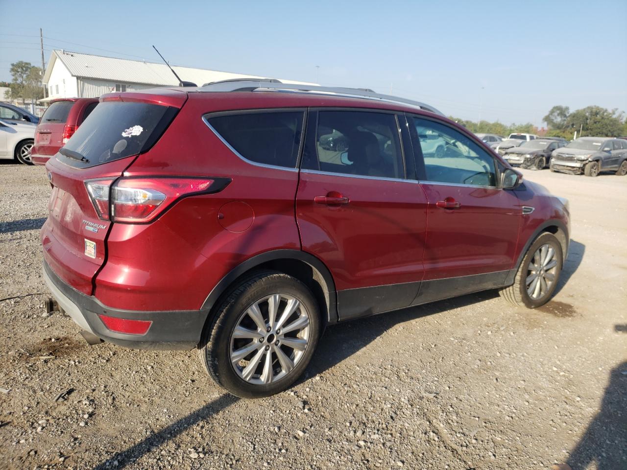 Image 3 of 2017 FORD ESCAPE TITANIUM 2017 with VIN 1FMCU9J90HUB53822