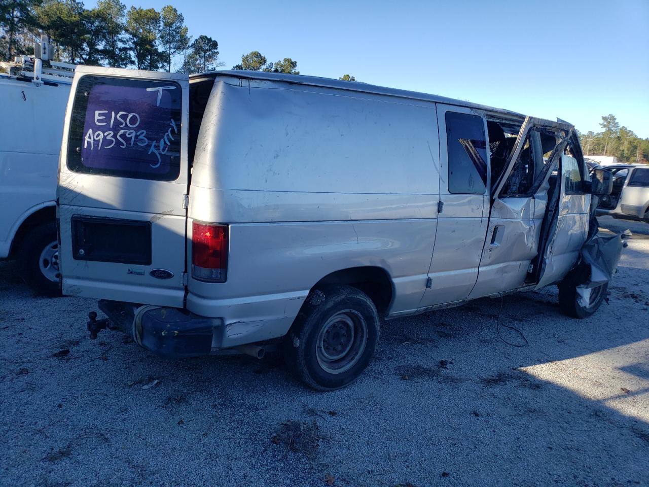 Image 3 of 2012 FORD ECONOLINE E150 VAN 2012 with VIN 1FTNE1EW0CDA93593