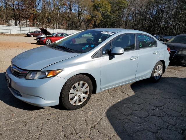 Image 1 of 2012 HONDA CIVIC LX 2012 with VIN 19XFB2F55CE044607