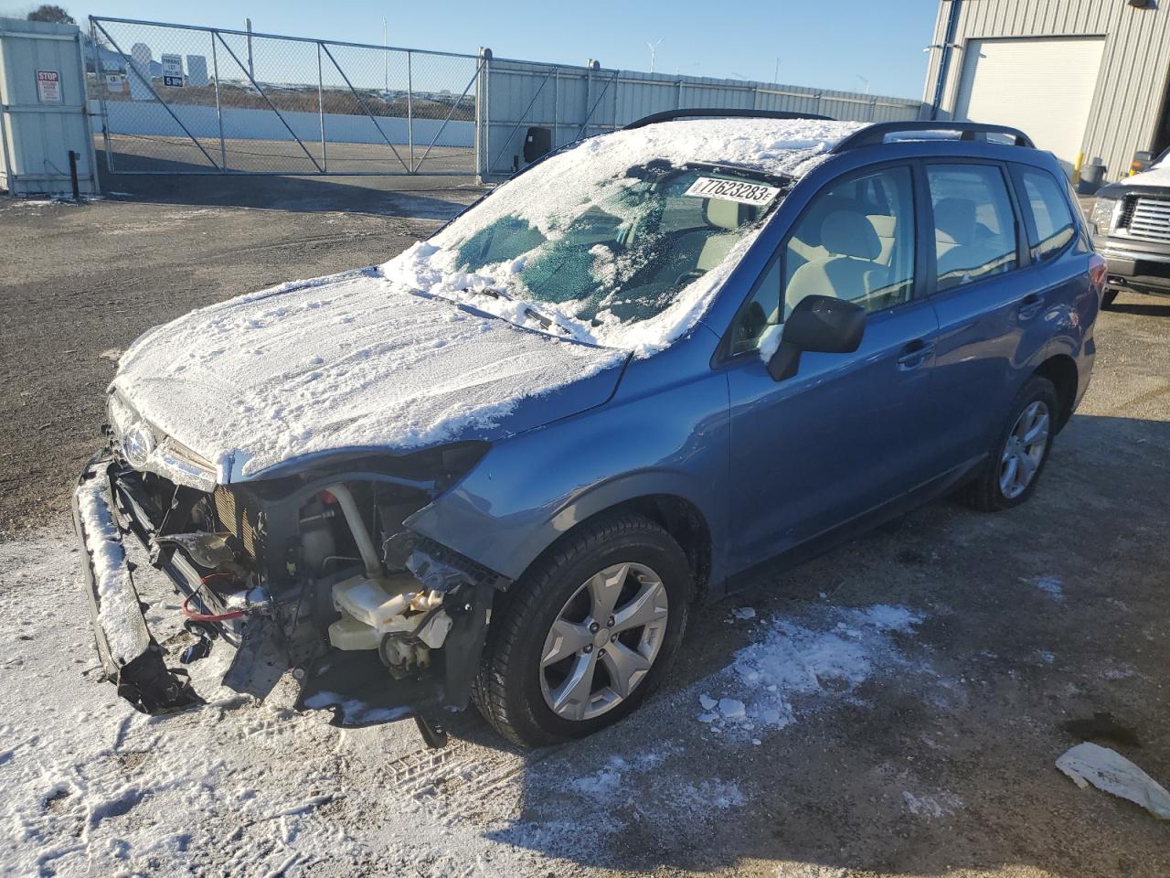 Image 1 of 2015 SUBARU FORESTER 2.5I 2015 with VIN JF2SJABC6FH595631