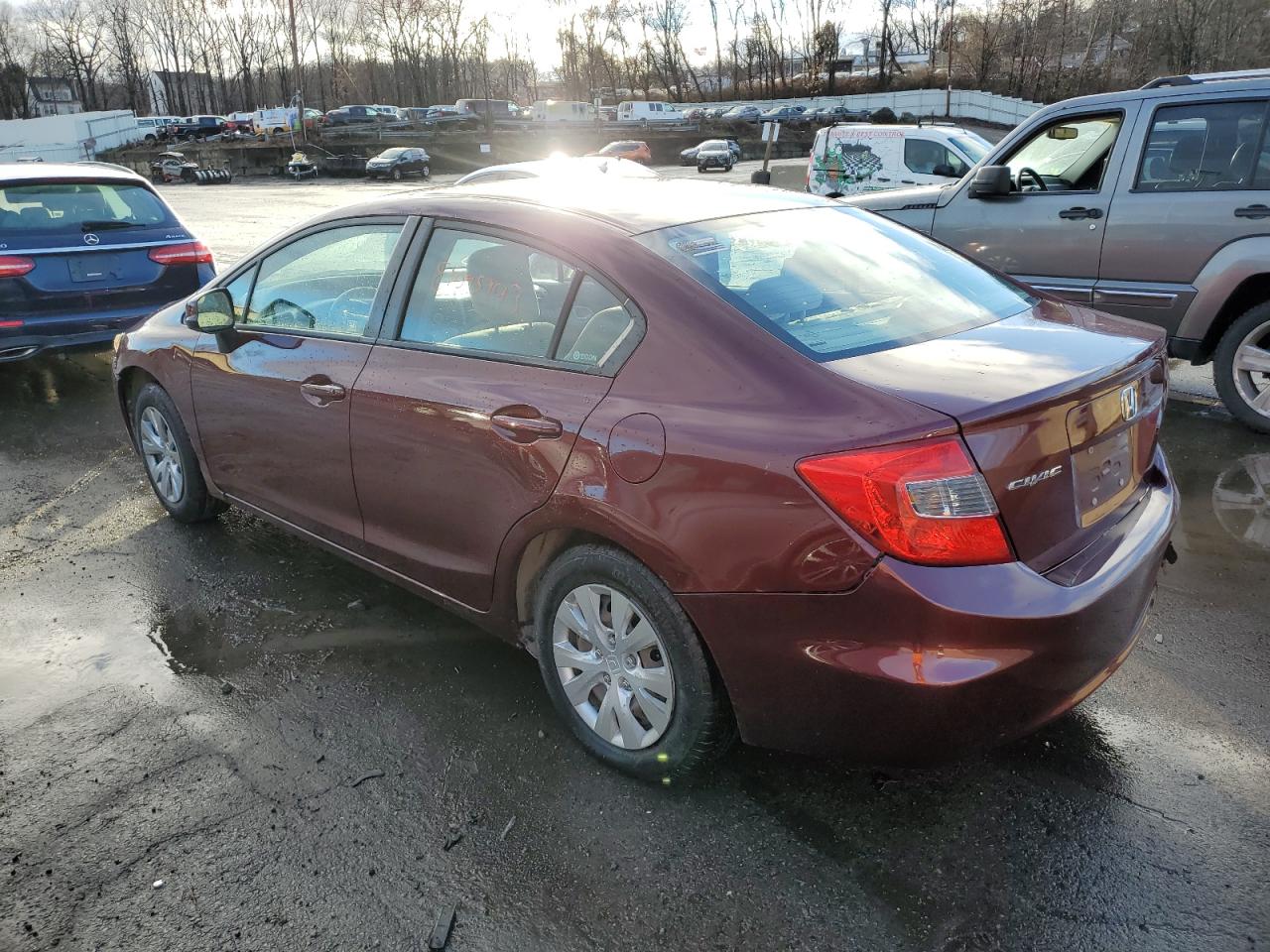 Image 2 of 2012 HONDA CIVIC LX 2012 with VIN 2HGFB2F51CH575275