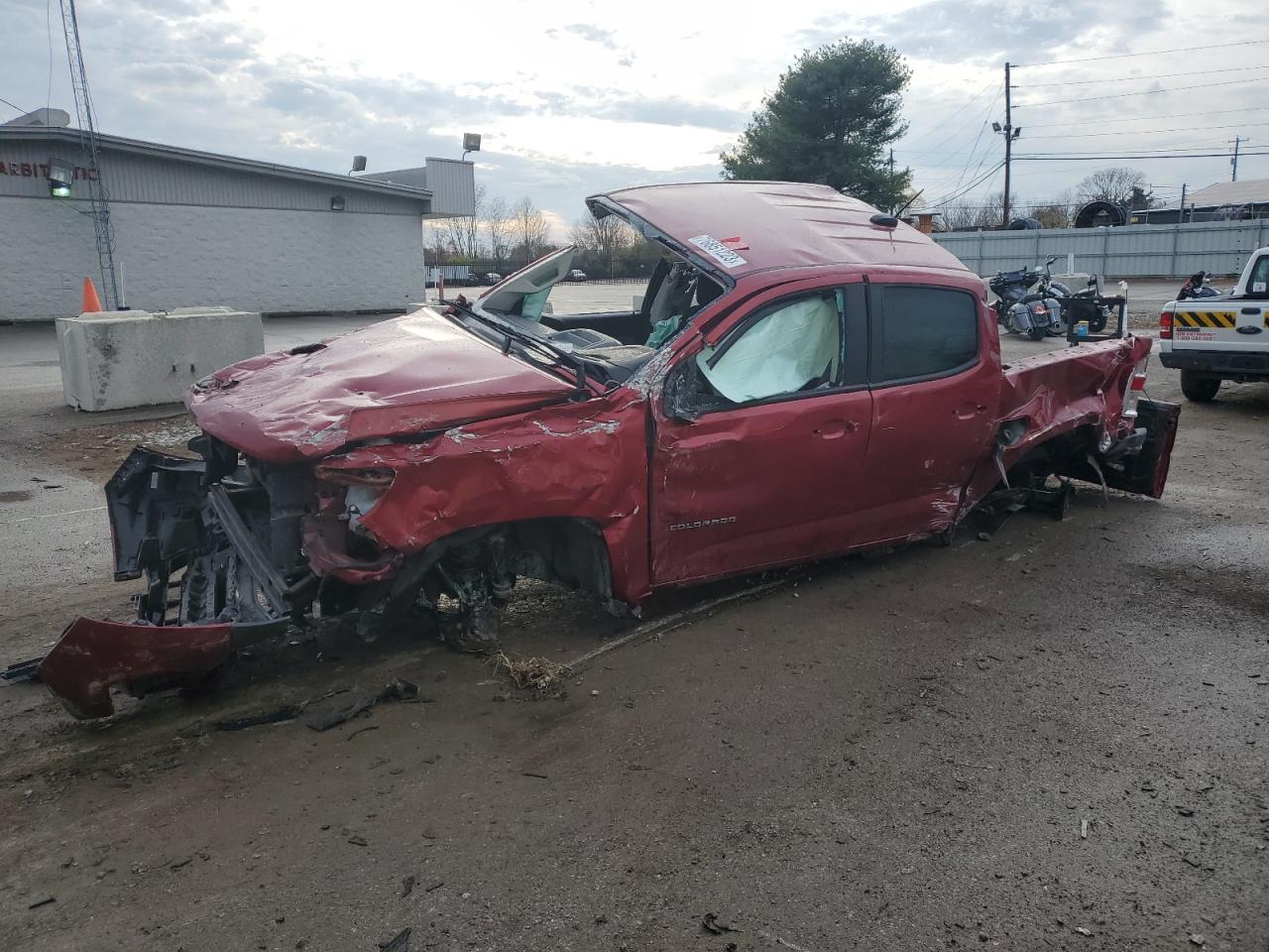 Image 1 of 2021 CHEVROLET COLORADO  2021 with VIN 1GCGTBEN8M1193049