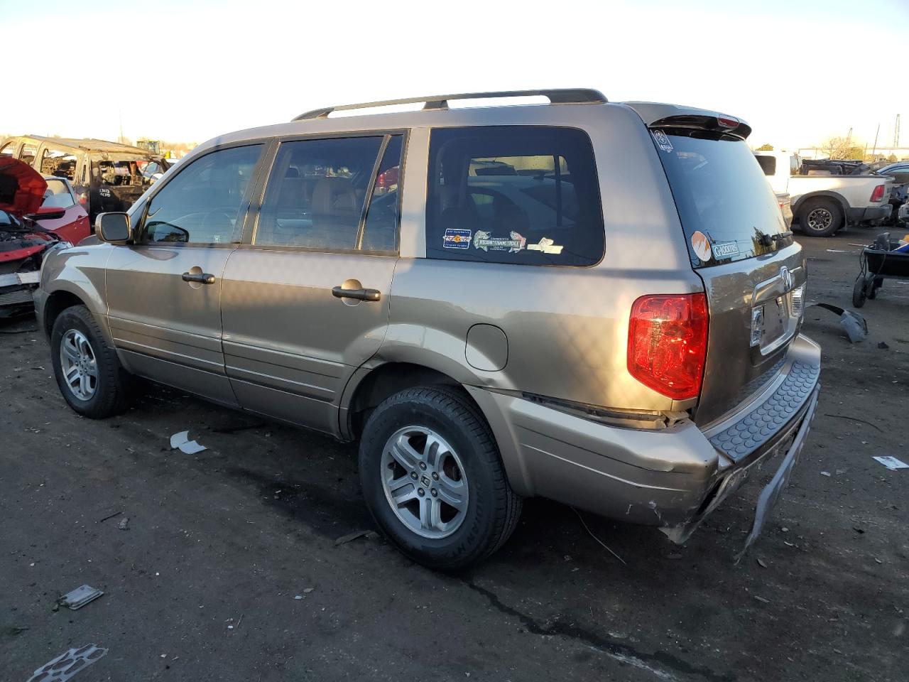 Image 2 of 2004 HONDA PILOT EXL 2004 with VIN 2HKYF18604H580780