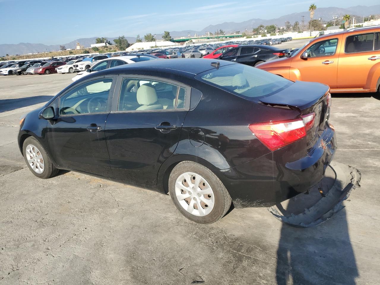 Image 2 of 2013 KIA RIO LX 2013 with VIN KNADM4A32D6118704