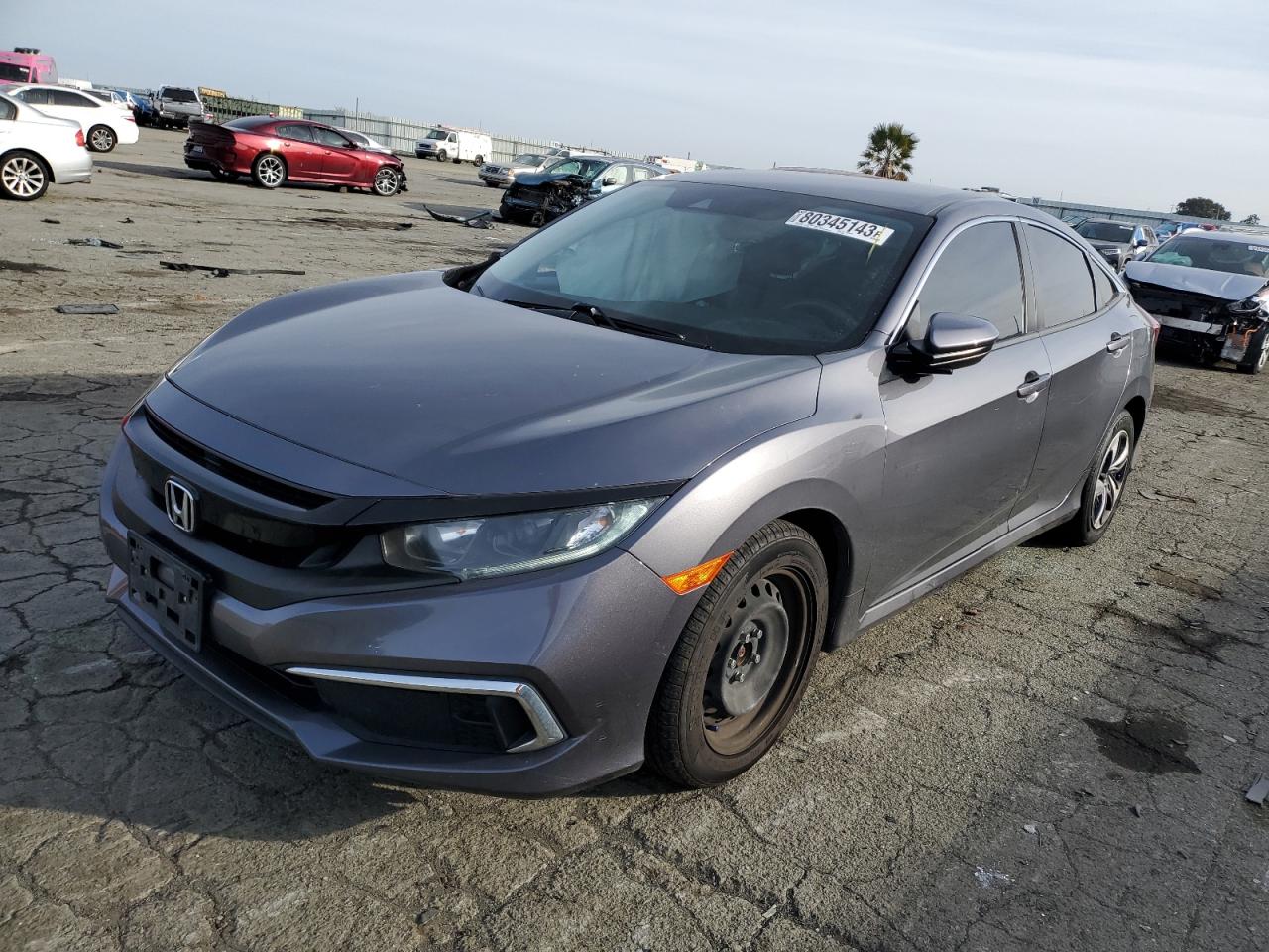 Image 1 of 2019 HONDA CIVIC LX 2019 with VIN 2HGFC2F63KH519892