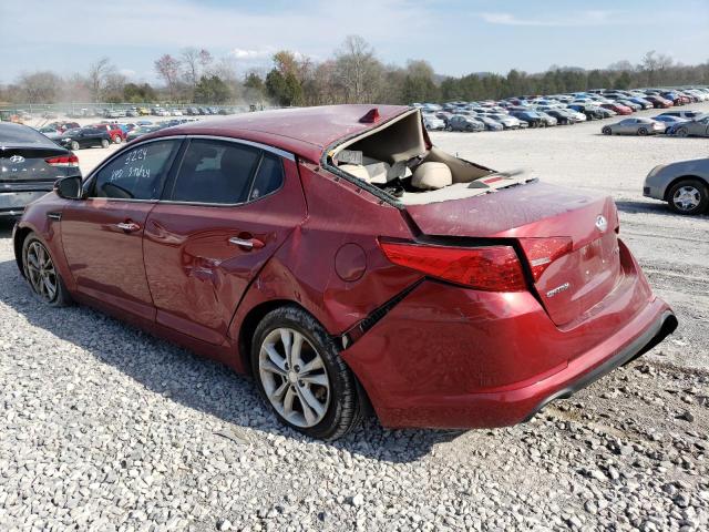 Image 2 of 2013 KIA OPTIMA EX 2013 with VIN 5XXGN4A73DG253224