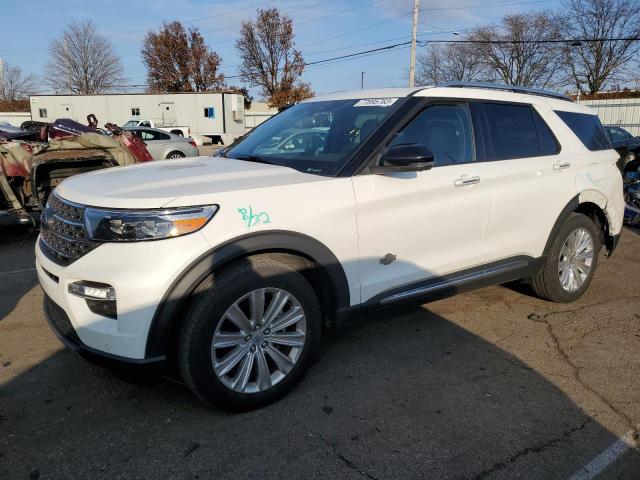 Image 1 of 2021 FORD EXPLORER KING RANCH 2021 with VIN 1FM5K8LC0MGC07226