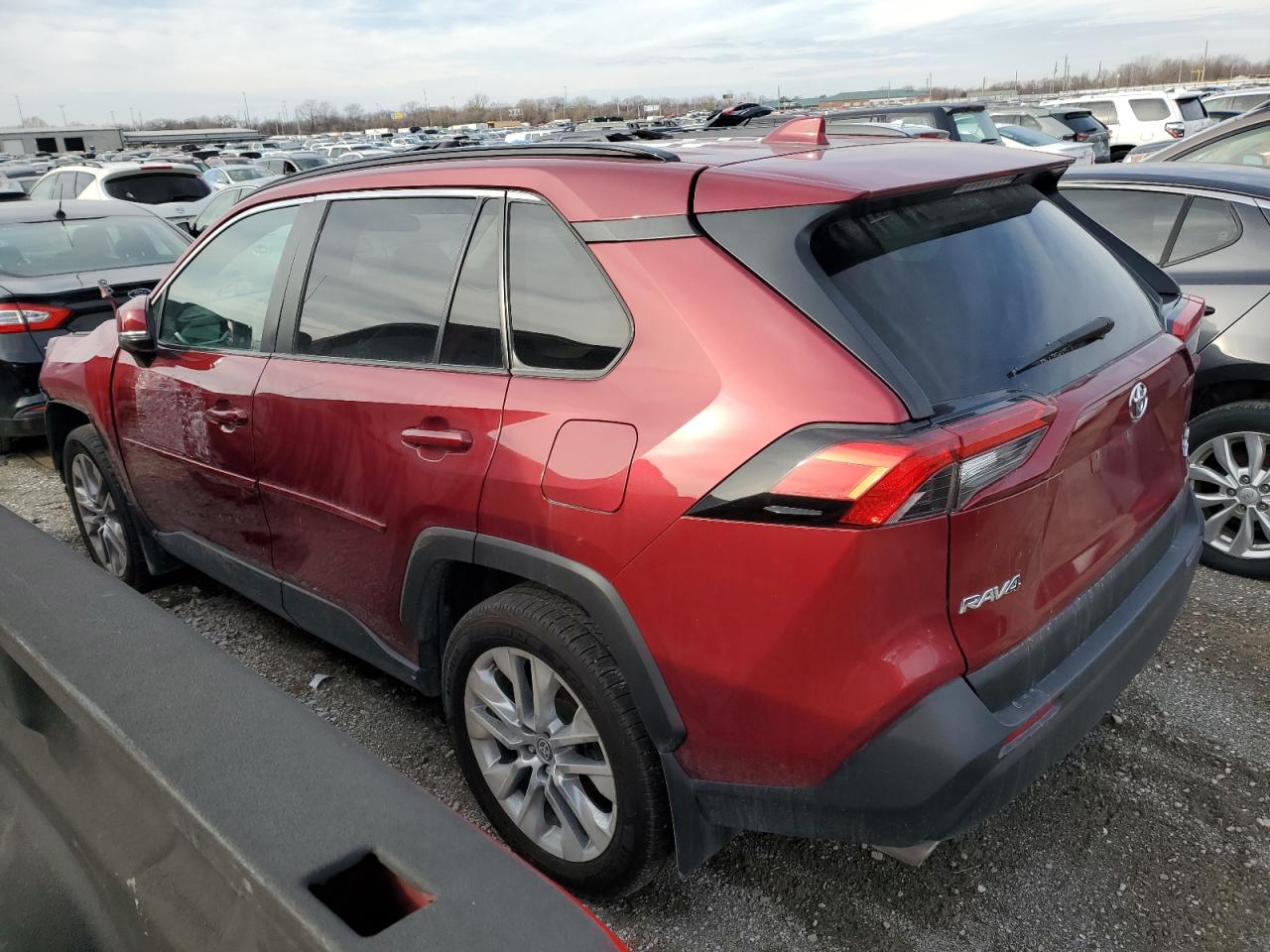 Image 2 of 2021 TOYOTA RAV4 XLE PREMIUM 2021 with VIN 2T3A1RFV2MW231427