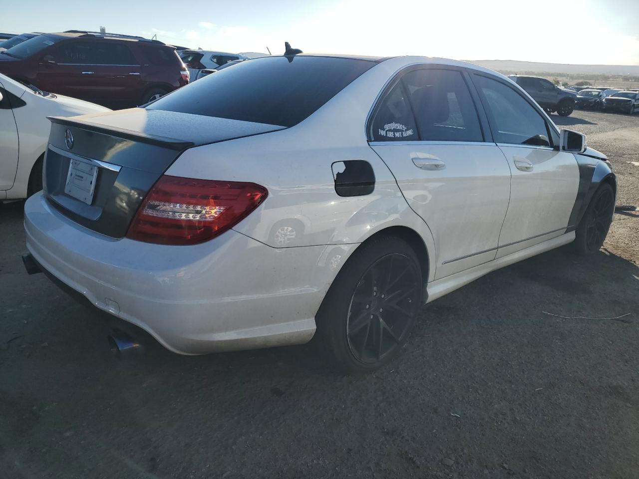 Image 3 of 2014 MERCEDES-BENZ C 350 2014 with VIN WDDGF5HB7EA932414