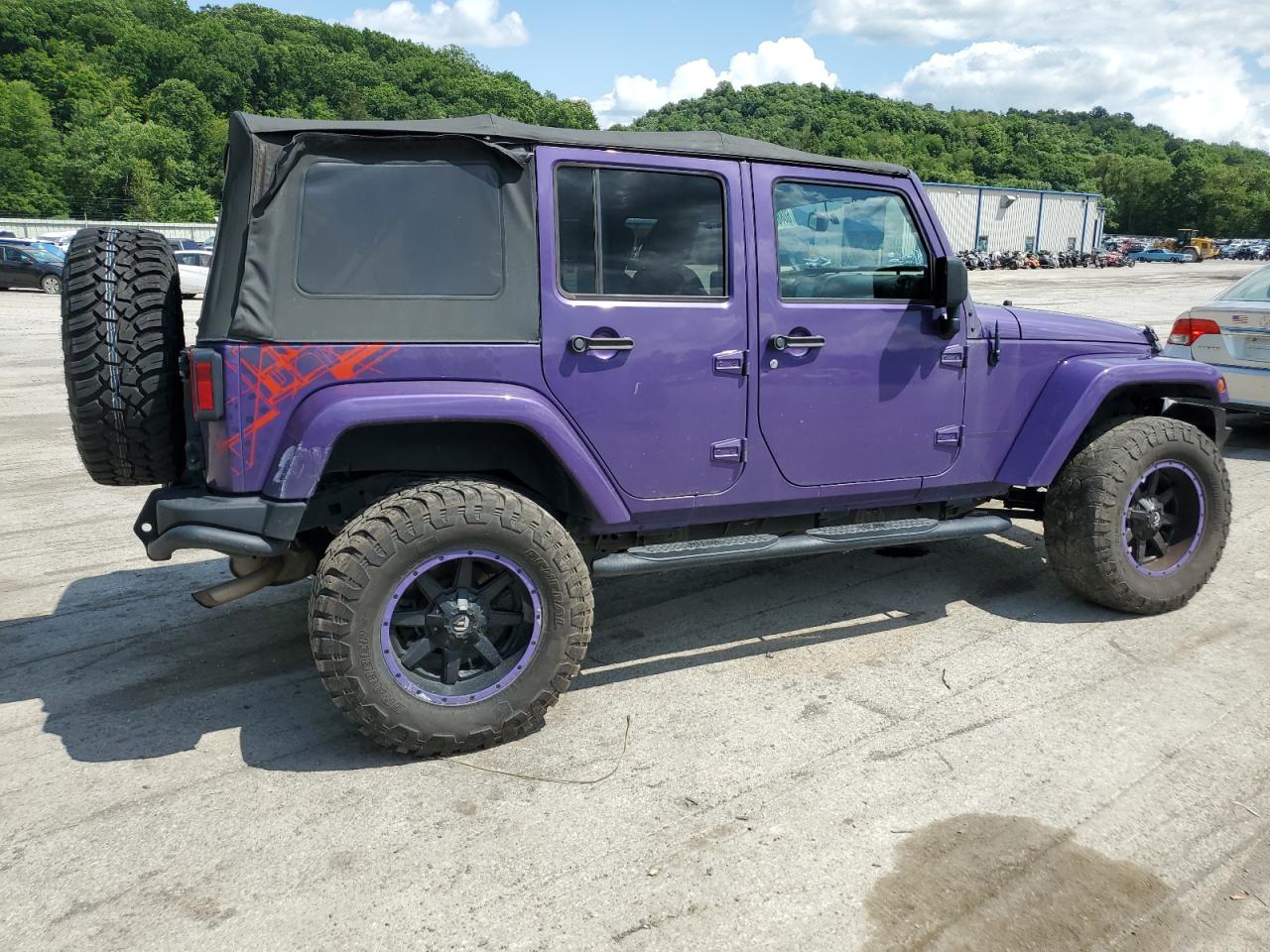 Image 3 of 2016 JEEP WRANGLER UNLIMITED SAHARA 2016 with VIN 1C4BJWEG2GL178970
