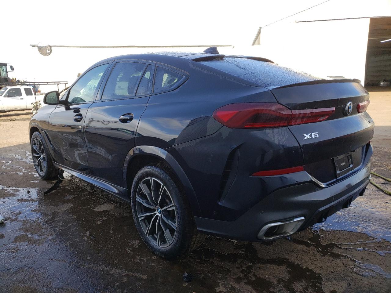 Image 2 of 2023 B M W X SERIES X6 4D SUV 40I XDRIVE MSPORT 2023 with VIN 5UXCY6C06P9P15387