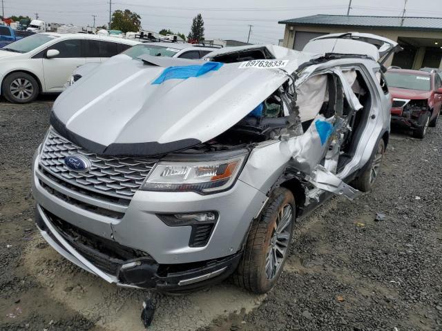 Image 1 of 2018 FORD EXPLORER PLATINUM 2018 with VIN 1FM5K8HT5JGB10012