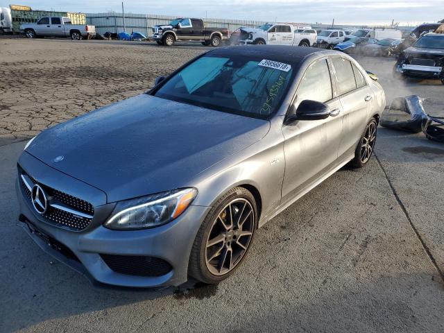 Image 1 of 2017 MERCEDES-BENZ C 43 4MATIC AMG 2017 with VIN 55SWF6EB1HU195172
