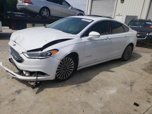 Image 1 of 2018 FORD FUSION TITANIUM/PLATINUM HEV 2018 with VIN 3FA6P0RU5JR241779