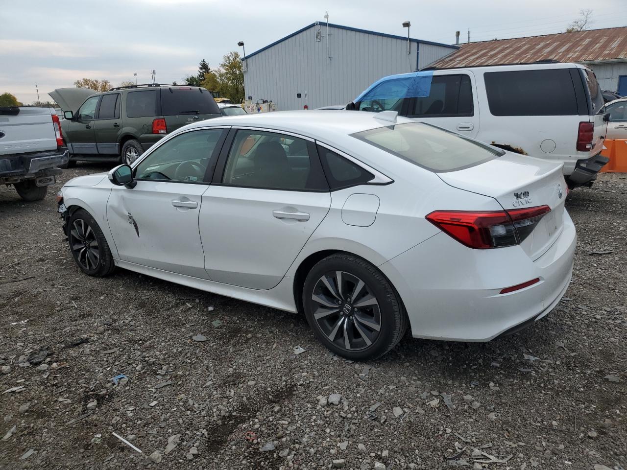 Image 2 of 2022 HONDA CIVIC EX 2022 with VIN JHMFE1F78NX004607