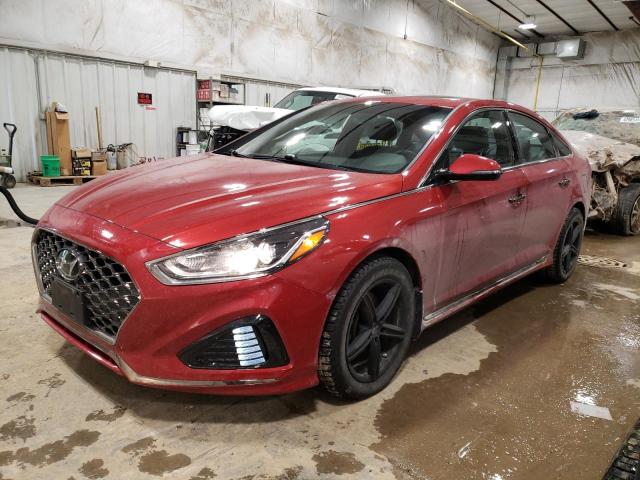 Image 1 of 2018 HYUNDAI SONATA SPORT 2018 with VIN 5NPE34AF1JH626958