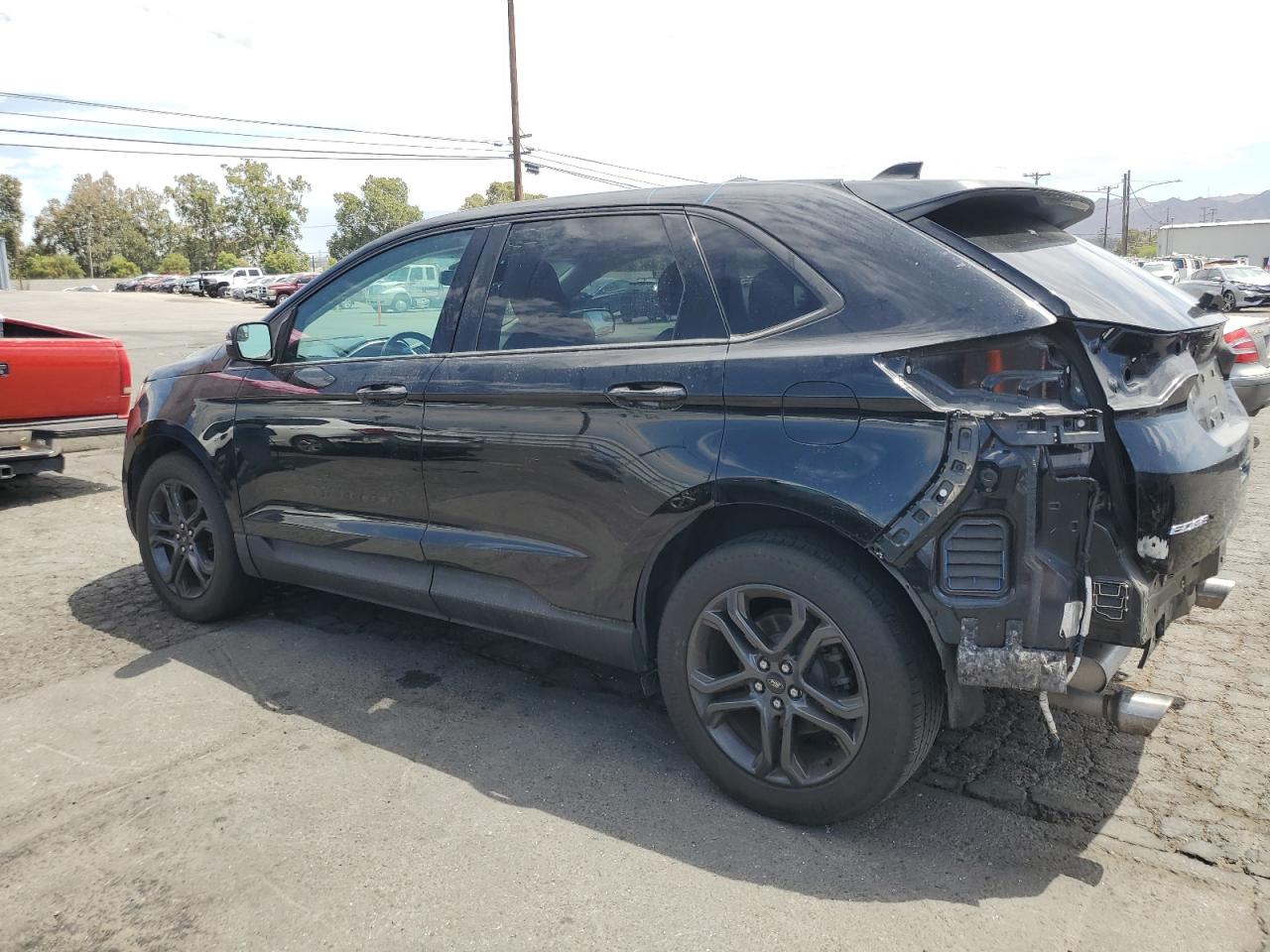 Image 2 of 2018 FORD EDGE SEL 2018 with VIN 2FMPK3J95JBB79686
