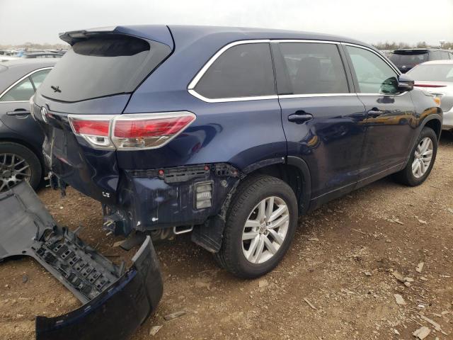 Image 3 of 2015 TOYOTA HIGHLANDER LE 2015 with VIN 5TDZARFH5FS013998