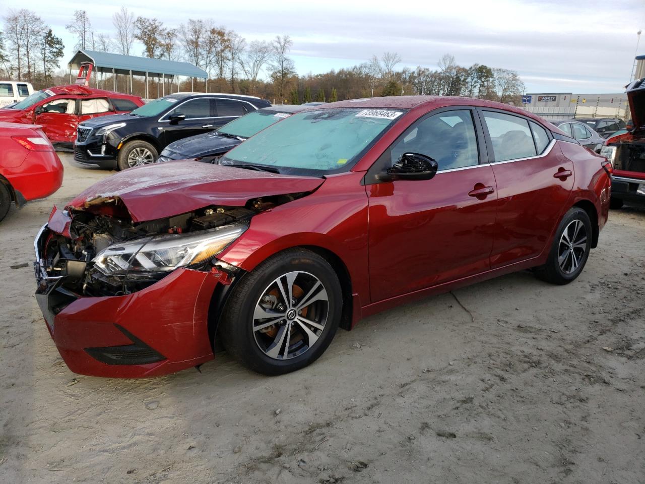 Изображение 1 2022 NISSAN SENTRA SV 2022 с VIN 3N1AB8CVXNY232299