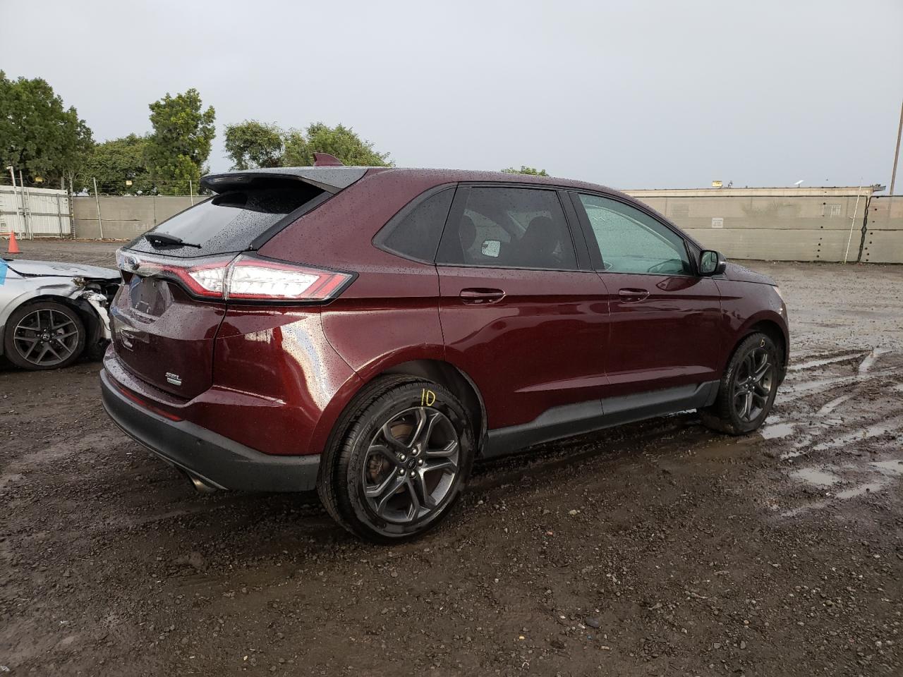 Image 3 of 2018 FORD EDGE SEL 2018 with VIN 2FMPK3J99JBB50207