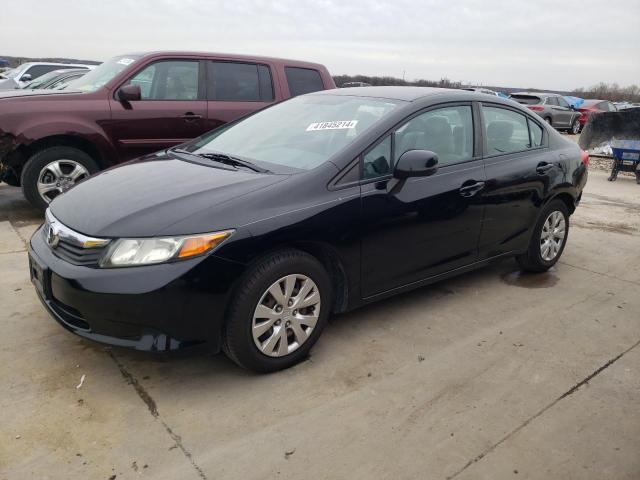 Image 1 of 2012 HONDA CIVIC LX 2012 with VIN 2HGFB2F50CH581116