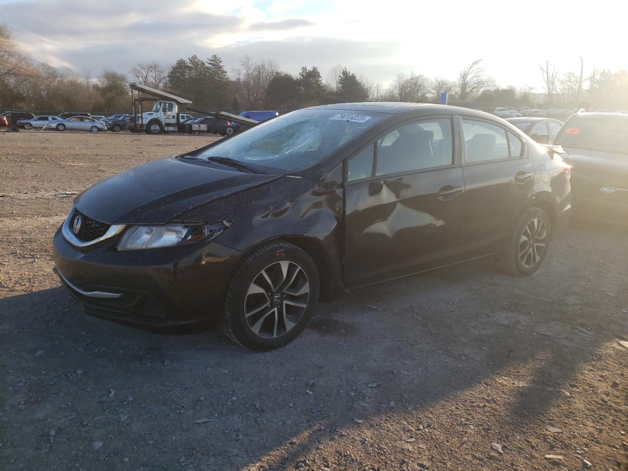 Image 1 of 2014 HONDA CIVIC EX 2014 with VIN 2HGFB2F89EH556227