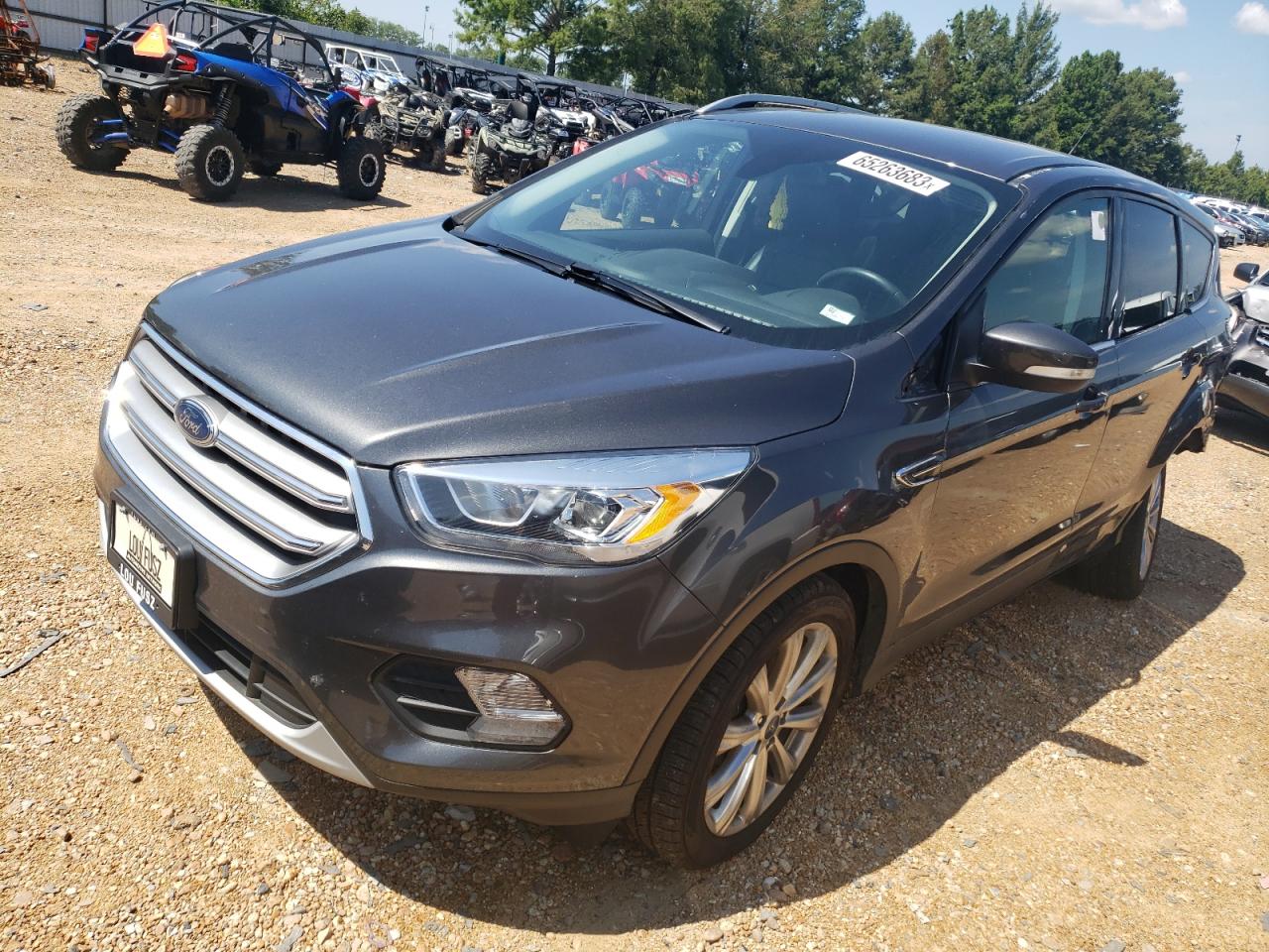 Image 1 of 2017 FORD ESCAPE TITANIUM 2017 with VIN 1FMCU9J9XHUE72466
