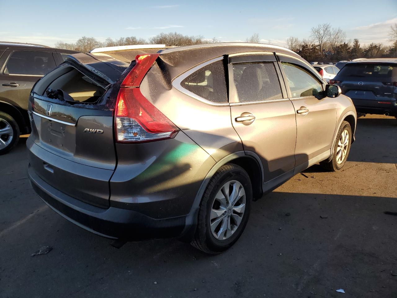 Image 3 of 2012 HONDA CR-V EXL 2012 with VIN 5J6RM4H78CL011961