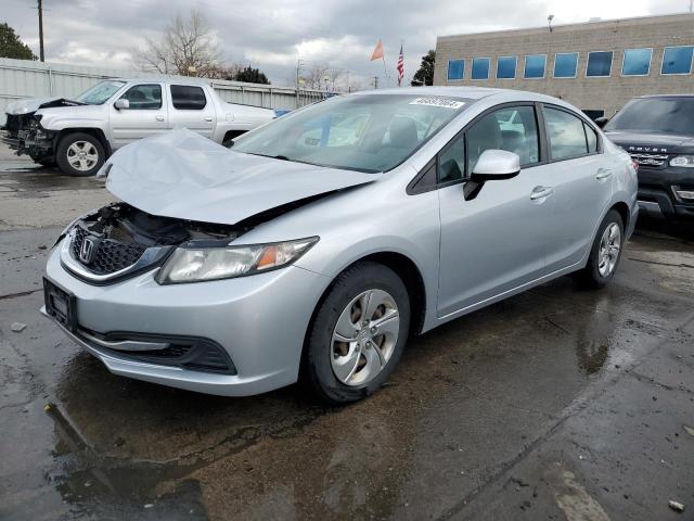 Image 1 of 2013 HONDA CIVIC LX 2013 with VIN 2HGFB2F53DH570497