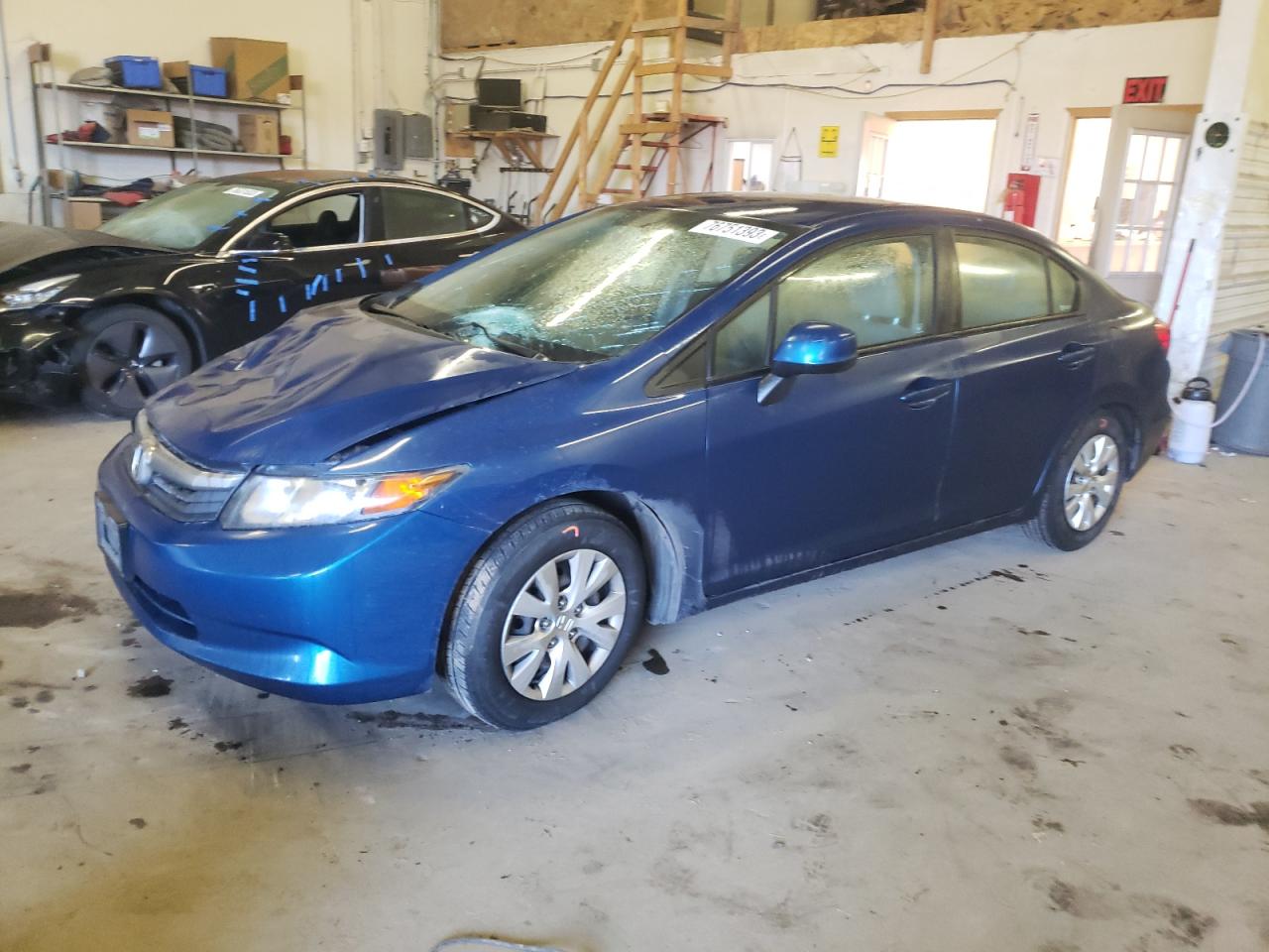 Obraz 1 z 2012 HONDA CIVIC LX 2012 z VIN 19XFB2F55CE070205