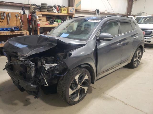 Image 1 of 2017 HYUNDAI TUCSON LIMITED 2017 with VIN KM8J3CA20HU411721