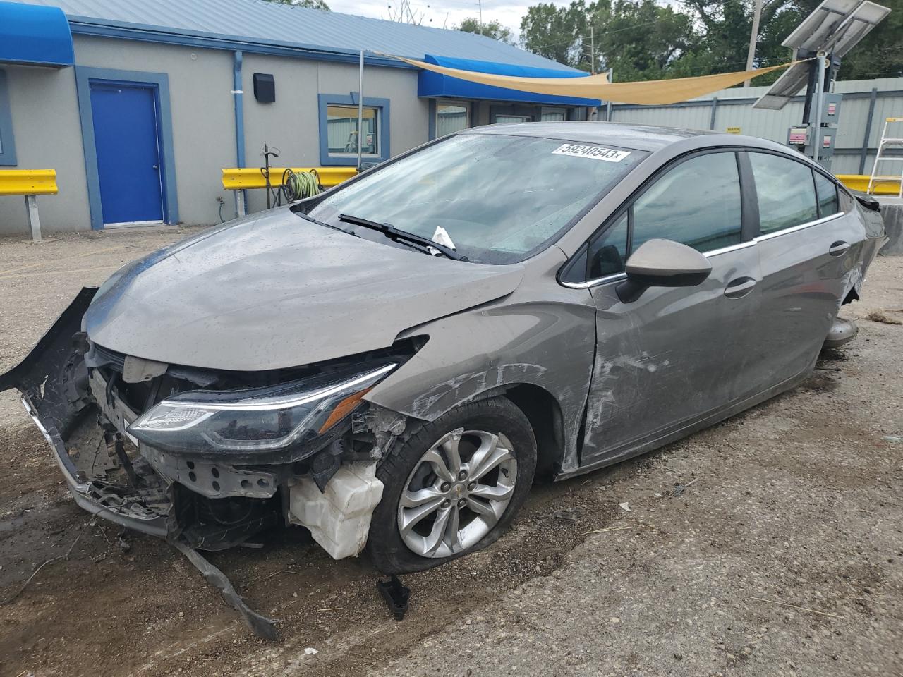 Image 1 of 2019 CHEVROLET CRUZE LT 2019 with VIN 1G1BE5SM1K7110534