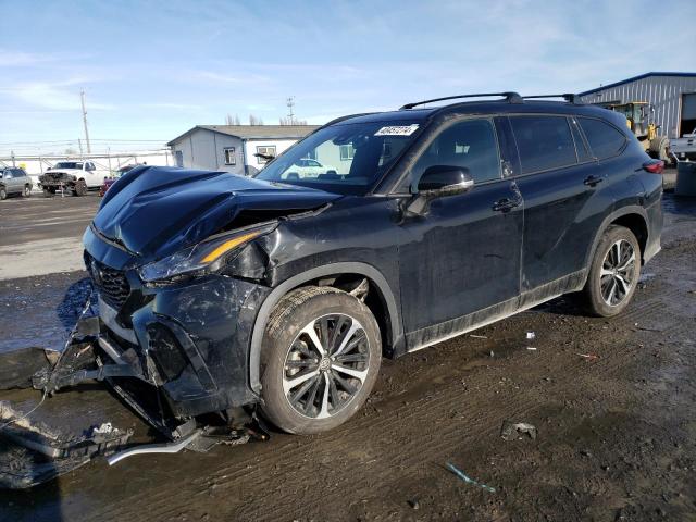 Image 1 of 2022 TOYOTA HIGHLANDER XSE 2022 with VIN 5TDJZRBH1NS250059