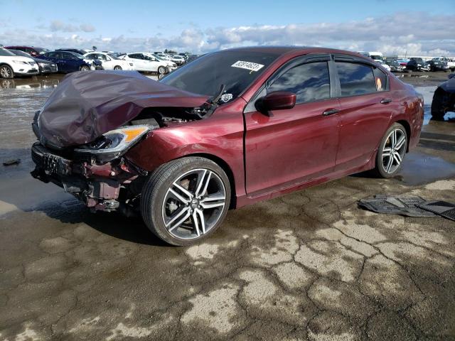 Image 1 of 2016 HONDA ACCORD SPORT 2016 with VIN 1HGCR2F58GA016289