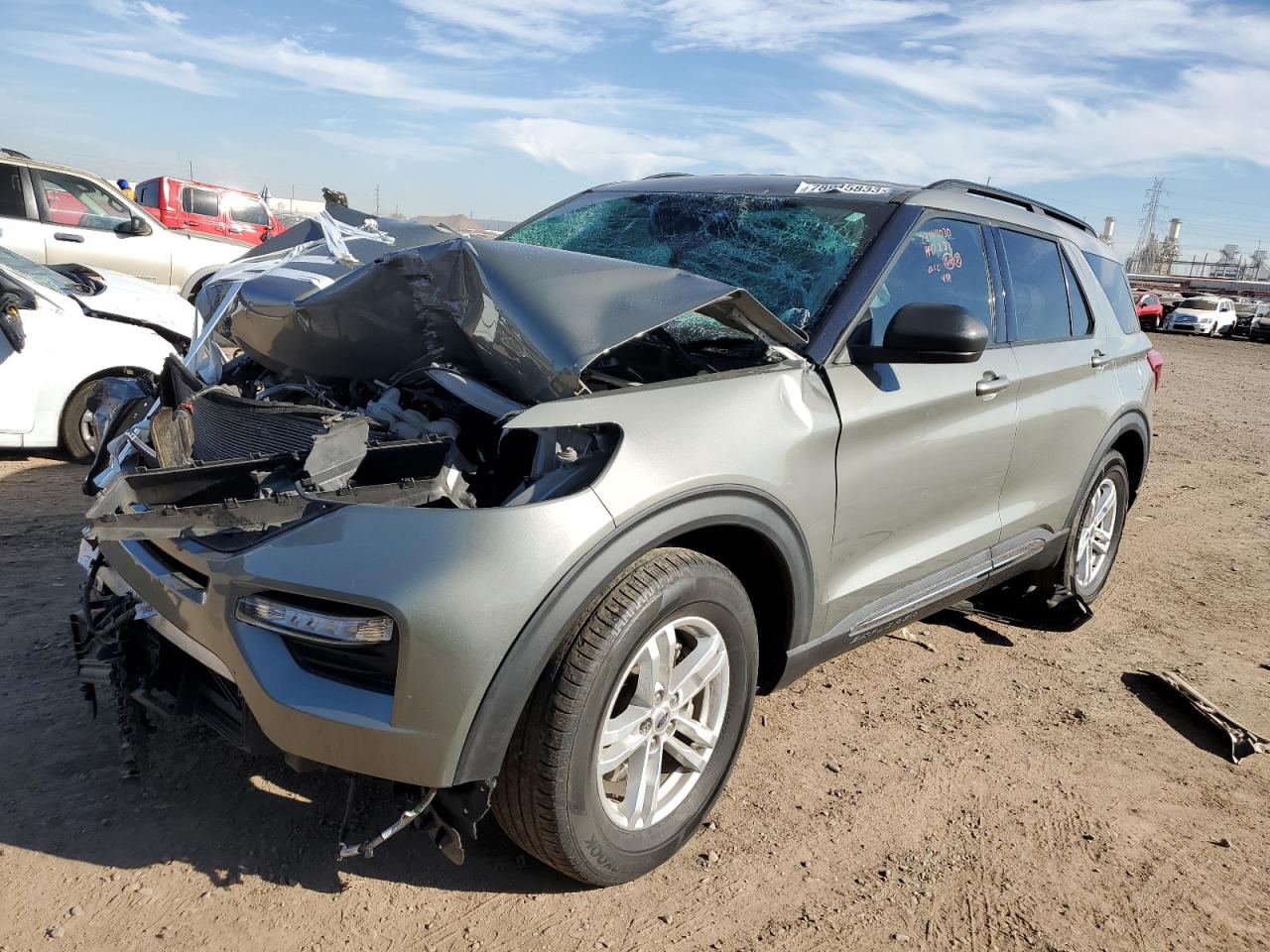 Image 1 of 2020 FORD EXPLORER XLT 2020 with VIN 1FMSK7DH7LGB54191