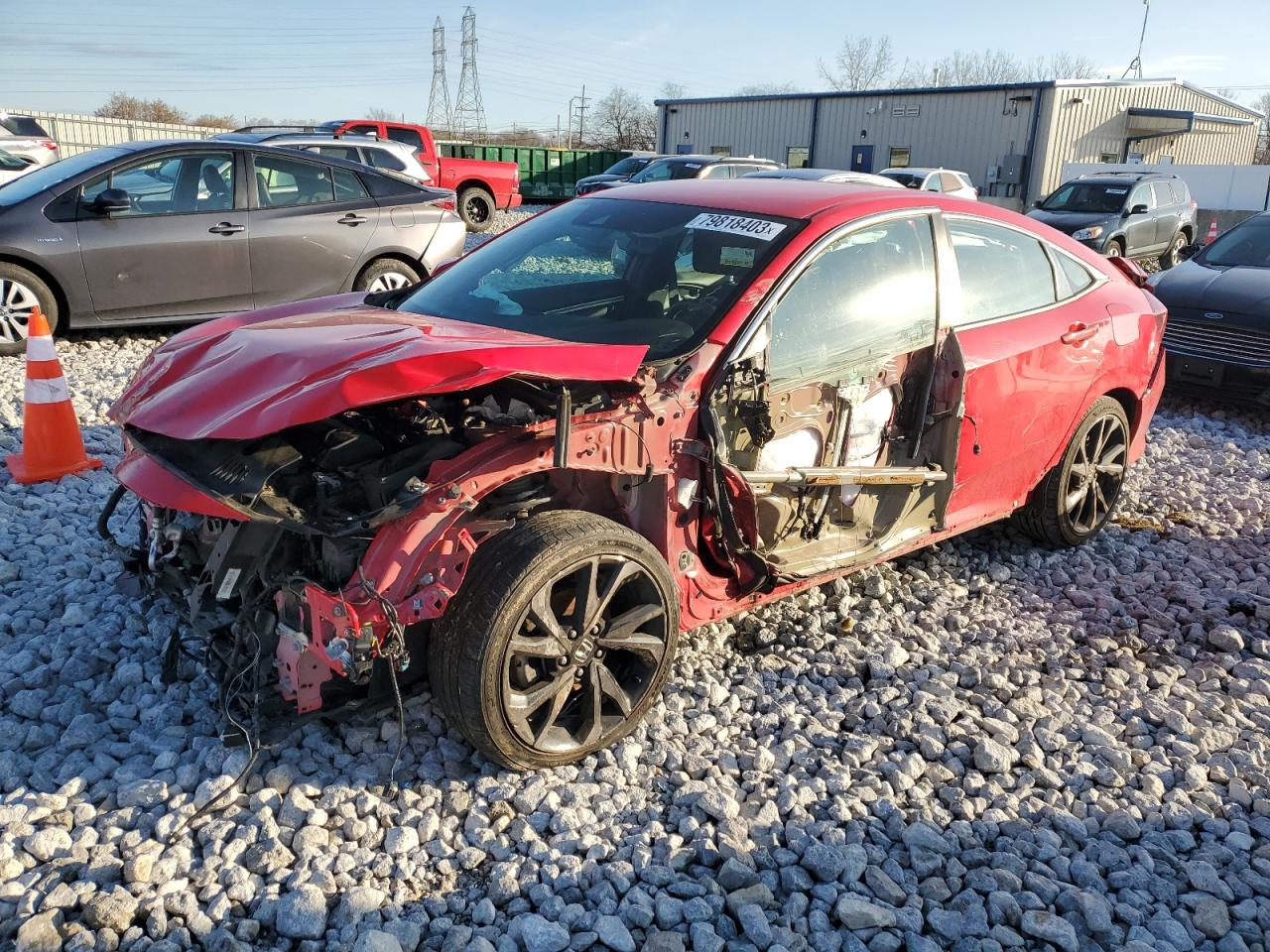 Image 1 of 2020 HONDA CIVIC SPORT 2020 with VIN 2HGFC2F86LH584030