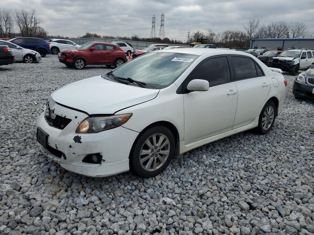 Image 1 of 2010 TOYOTA COROLLA BASE 2010 with VIN 2T1BU4EE7AC493627