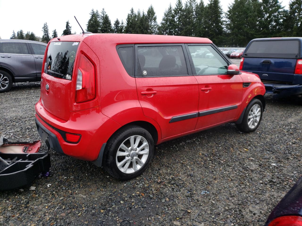 Image 3 of 2013 KIA SOUL + 2013 with VIN KNDJT2A69D7487612