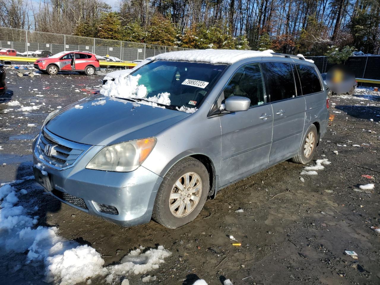 Image 1 of 2010 HONDA ODYSSEY EXL 2010 with VIN 5FNRL3H74AB102289