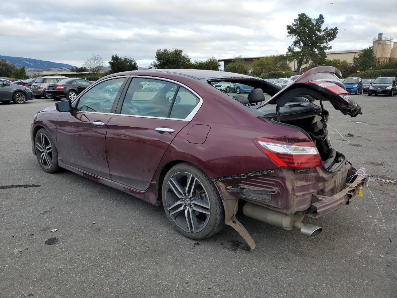 Image 2 of 2017 HONDA ACCORD SPORT 2017 with VIN 1HGCR2F50HA176443