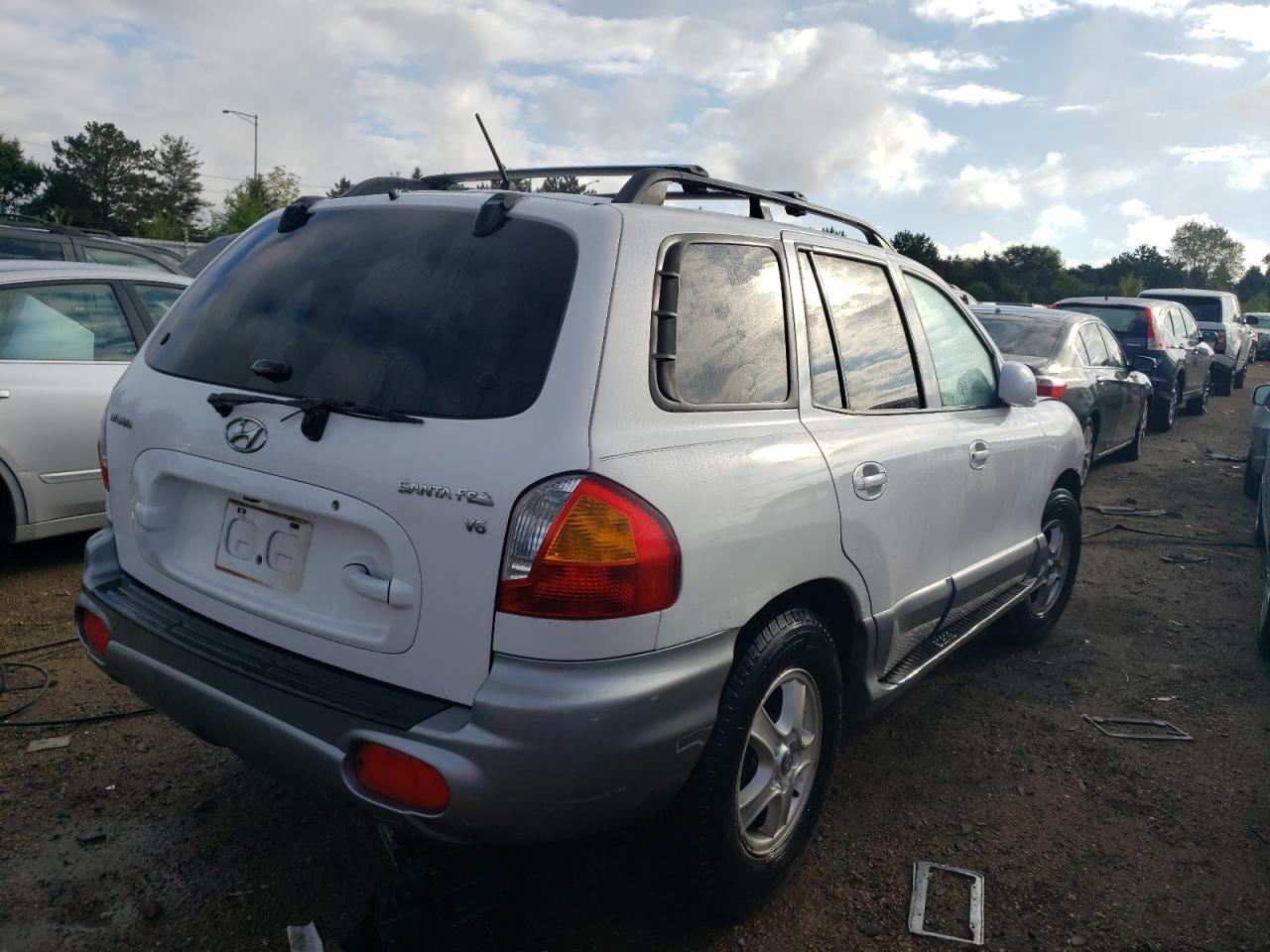 Image 3 of 2004 HYUNDAI SANTA FE GLS 2004 with VIN KM8SC13D04U845896