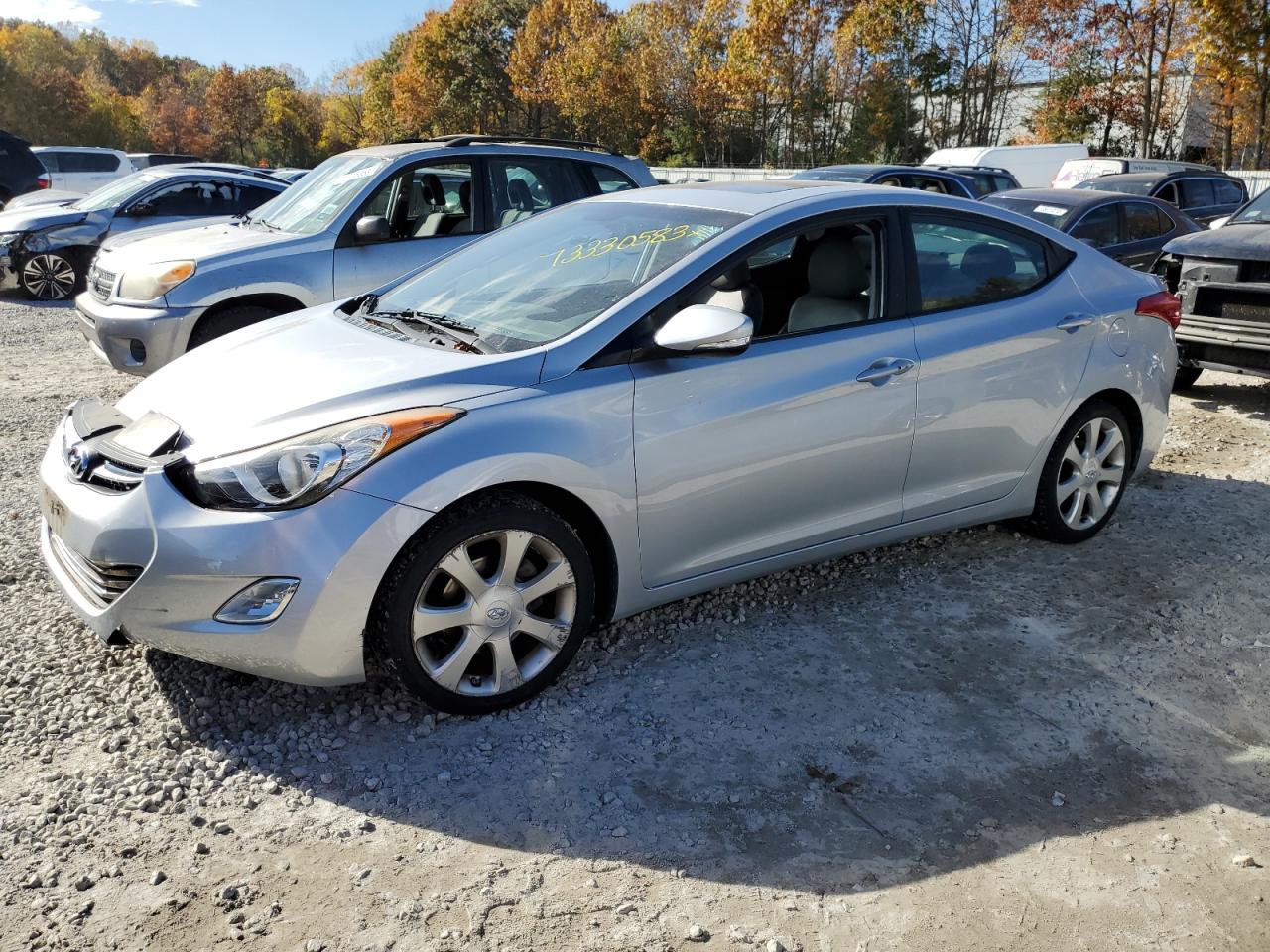 Image 1 of 2012 HYUNDAI ELANTRA GLS 2012 with VIN 5NPDH4AE7CH108702