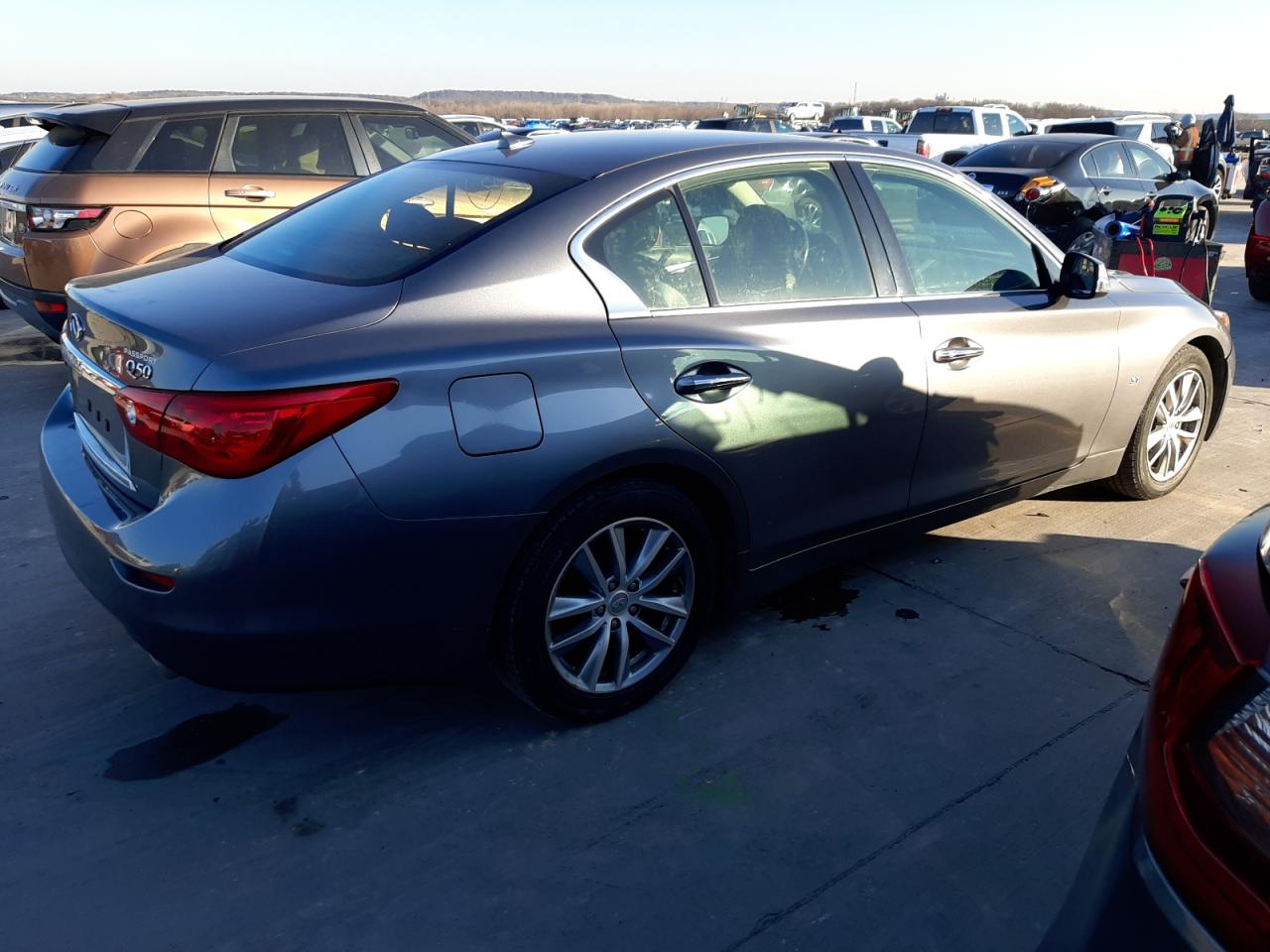 Image 3 of 2015 INFINITI Q50 BASE 2015 with VIN JN1BV7AR4FM412216
