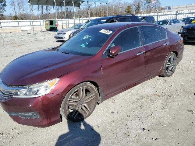 Image 1 of 2016 HONDA ACCORD SPORT 2016 with VIN 1HGCR2F56GA020213