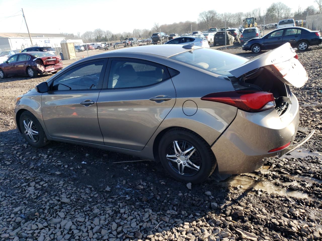 Image 2 of 2016 HYUNDAI ELANTRA SE 2016 with VIN 5NPDH4AE9GH744740