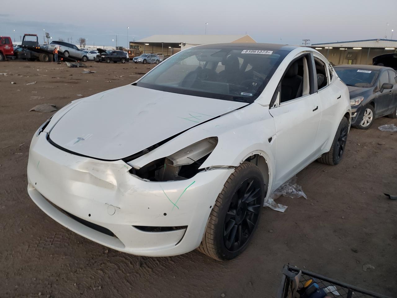 Image 1 of 2021 TESLA MODEL Y  2021 with VIN 5YJYGDEE1MF311387