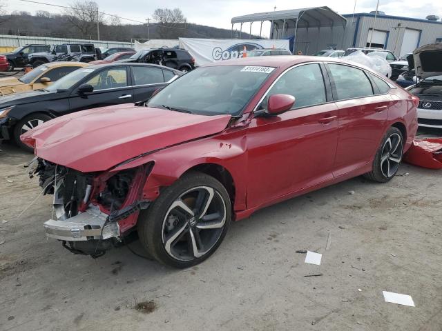 Image 1 of 2018 HONDA ACCORD SPORT 2018 with VIN 1HGCV1F32JA161579
