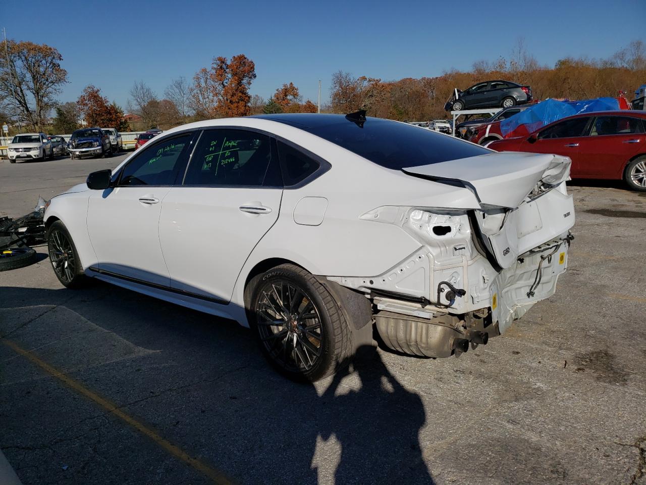 Image 2 of 2019 GENESIS G80 BASE 2019 with VIN KMTFN4JB0KU322315