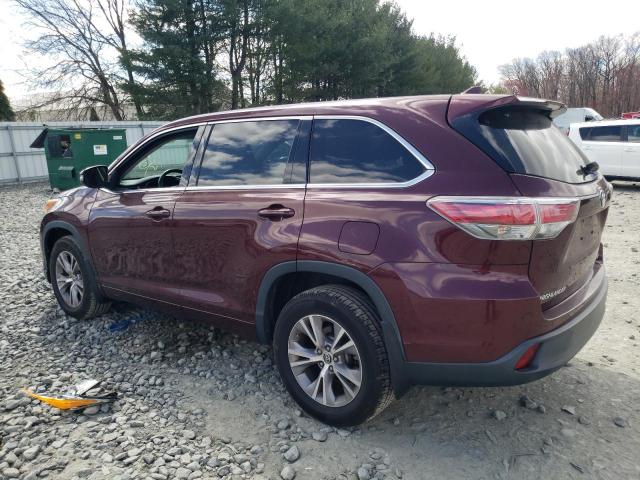 Image 2 of 2016 TOYOTA HIGHLANDER LE 2016 with VIN 5TDBKRFH6GS263041